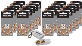 Rayovac Size 312 Extra Advanced Mercury Free Hearing Aid Batteries + Battery Hol - £24.77 GBP