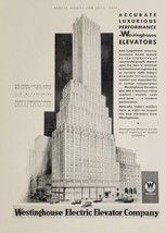 1931 Print Ad Westinghouse Electric Elevator Company Madison Ave Building NY - £17.05 GBP