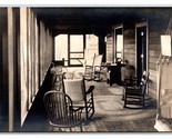 RPPC Notheastern USA Summer Cottage Cabin Porch Veranda UNP Postcard P17 - $3.91