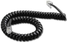 Mitel 7 Ft Black Handset Curly Cord for IP 5000 Series Phones New - $2.47