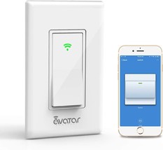 Smart Light Switch Wifi Wall Switches Work With Alexa/Google Home Voice Control, - £28.76 GBP