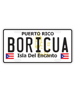 Two Pack Puerto Rico Boricua Isla De Encanto Embossed License Plate - $19.98