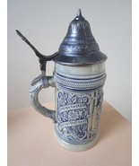 9&quot; Hoffritz Thewalt Beer Stein With Lid Western Germany MARKED YEAR 1894  - $2,342.40 MXN