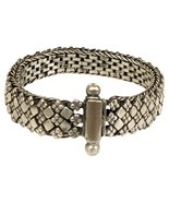 Antique  Sterling Silver Floral Link Bracelet with Screw Type Clasp 7” S... - €303,03 EUR Antique  Sterling Silver Floral Link Bracelet with Screw Type Clasp 7” S... - €303,03 EUR