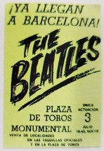 Reproduction of Concert Poster Barcelona Beattles Sticker Decal Embellishment - £1.81 GBP