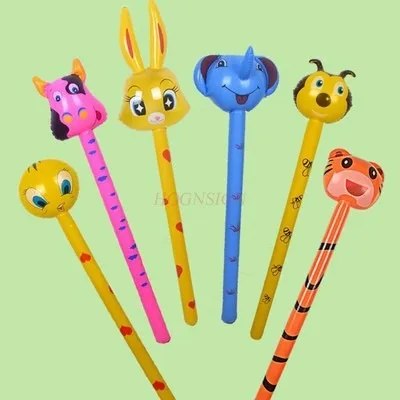 3pcs Inflatable rod, PVC inflatable animal balloon, children&#39;s inflatable toy, - £10.49 GBP