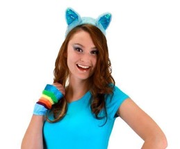 My Little Pony Rainbow Dash Headband with Ears Costume Accessory, NEW UN... - $5.94