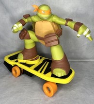 Teenage Mutant Ninja Turtle Michael TMNT On Skateboard  No Remote Jakks Pacific - £9.50 GBP