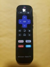 New Original Sharp LC-RCRUDCA-21 Remote Control Netflix, Roku, Google Play, CBS - $14.26