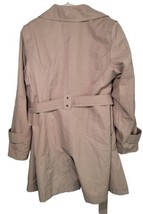 DKNY Women&#39;s Trench Coat XL With Belt Khaki Beige 2010  - £23.25 GBP
