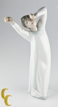 Lladro &quot;Boy Awaking&quot; #4870 Standing boy Stretching Yawning Unique Gift - £62.26 GBP