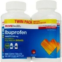 CVS Health Ibuprofen Pain Reliever &amp; Fever Reducer (NSAID) 200 MG Coated - €24,64 EUR