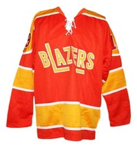 Any Name Number Philadelphia Blazers Retro Hockey Jersey Orange Any Size image 4