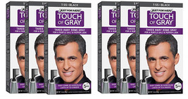 Just For Men Touch Of Gray, Takes Away Some Gray, T55 Black (6 Pack) - £103.34 GBP