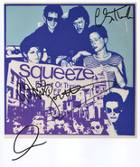 Squeeze (Band) Jools Holland Glen Tilbrook Chris Difford + 1 SIGNED Phot... - £70.61 GBP
