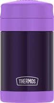 Thermos Vacuum Insulated Food Jar with Folding Spoon, Purple, 16 Ounce - £27.72 GBP