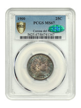 1900 25C PCGS/CAC MS67 - £12,534.14 GBP