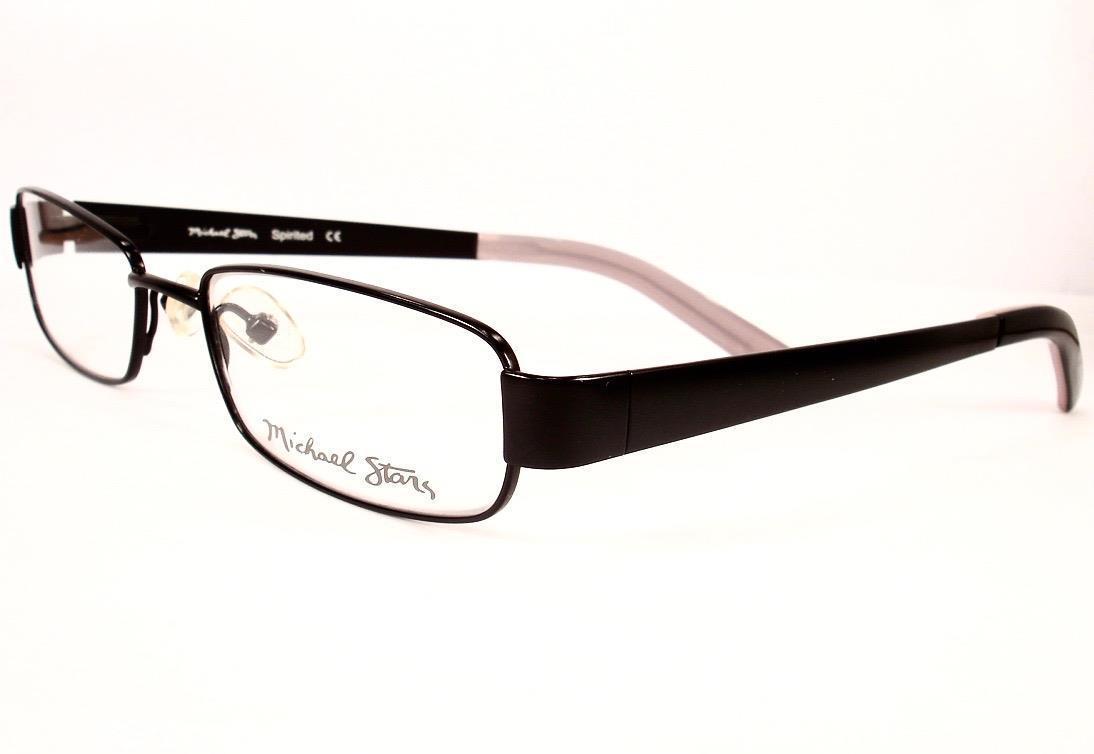 Michael Stars Eyeglasses Spirited Girly Black Women 50-16-130 New Frame Designer - $89.09