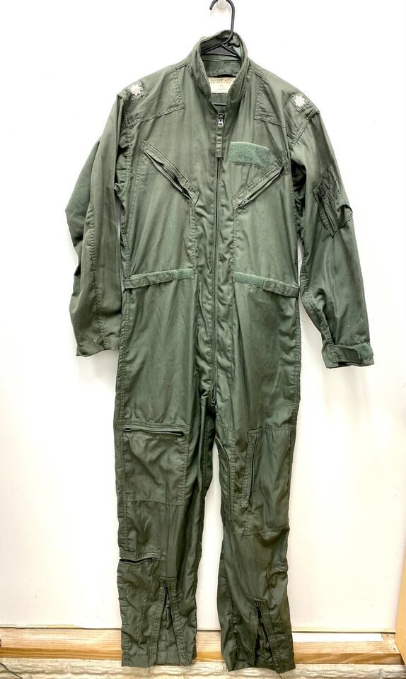 1969 VIETNAM WAR US AIR FORCE NOMEX FIRE RESISTANT FLIGHT SUIT CWU-27/P ... - $116.88