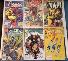 Marvel Comic Books Lot of 6 - Avengers, X-Men, Wolverine, The Punisher, C&amp;D - £28.09 GBP