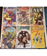 Marvel Comic Books Lot of 6 - Avengers, X-Men, Wolverine, The Punisher, C&amp;D - $35.15