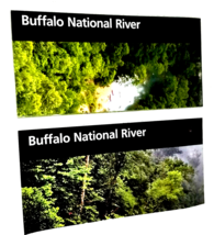 National Park Service Maps Buffalo River Arkansas Unigrid Brochure 2022 &amp; 2018 - £4.77 GBP