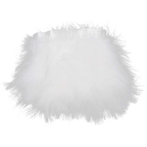 Turkey Marabou Hackle Fluffy Feather Fringe Trim Craft 6-8 Inches Width Pack Of  - £23.76 GBP