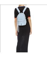 Rebecca Minkoff Mini Mab Leather Backpack Tote Bag, Gray, Designer Luxur... - $99.00