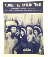 1945 &quot;Along The Navajo Trail&quot; Bing Crosby and The Andrews Sisters Sheet ... - €7,57 EUR
