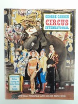 Vintage 1987 George Carden Circus - Program &amp; Coloring Book - Signed - $9.74