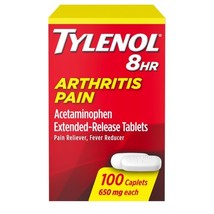 TORN BOX Tylenol 8HR Arthritis Pain Relief NEW SEALED *10/2027*Caplets, ... - €10,28 EUR