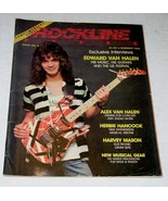 Eddie Van Halen Rockline Press Magazine Vintage 1983 - $48.45 CAD