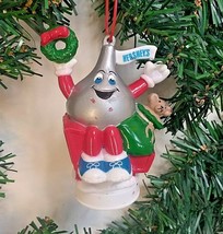Hershey&#39;s Kiss Christmas Tree Hanging Ornament Collectible Figurine 1995 Vintage - £6.15 GBP
