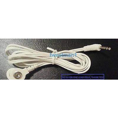 ELECTRODE LEAD CABLE WIRE 2.5mm for IQ Digital Massager, Health Herald Palm TENS - $7.89