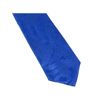 Men's Stacy Adams Tie and Hankie Set Woven Silky Satin #SAT109 Royal Paisley image 3