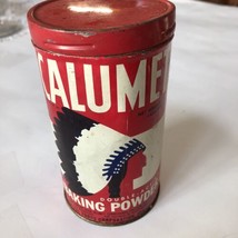 Calumet Baking Powder Tin 1 Pound Empty Vintage 9074 - $11.88