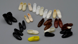 Ken Doll Shoes Lot 1960s to 1990s Pairs Sneakers Loafers Boots + Singles... - $48.37
