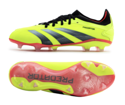 adidas Predator 24 Pro FG Men&#39;s Football Shoes Soccer Sports Yellow NWT IG7776 - £108.91 GBP+