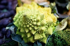 1000 Romanesco Broccoli Seeds  Heirloom    - $7.38