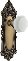 Nostalgic Warehouse Victorian Plate Waldorf White Milk Glass Knob, Singl... - $99.00