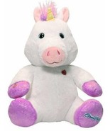 Interactive Unicorn White Plush Stuffed Toy 12&quot; Messenger Animal Pet  Kids - £16.76 GBP