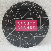 Beauty Brands Mirror BLACK Web Purse Travel Makeup Round Light 2 3/4&quot; In... - $12.99