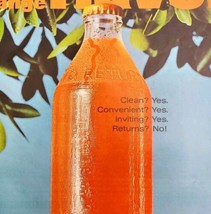 1965 Orange Soda Pop Glass Container Manufacturing Advertisement Beverag... - $29.99