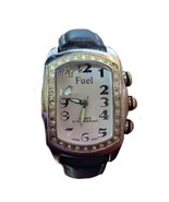Fuel Women&#39;s Wrist Watch Quartz Analog Leather Band Needs Battery - £10.21 GBP