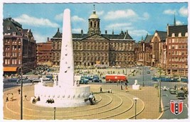 Postcard Amsterdam Holland Netherlands Dam &amp; Royal Palace &amp; National Mon... - £3.10 GBP