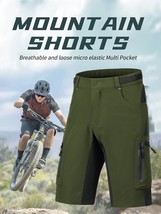  Mountain Bike MEN&#39;S Shorts Wear Resistant Quick Dry  Outdoor Riding Pants - £86.45 GBP