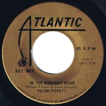 Wilson Pickett In The Midnight Hour 45 rpm For Better Or Worse Cdn Pressing - £5.45 GBP
