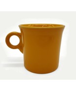 Fiestaware Ceramic Orange Mug Coffee Cup 3 1/2&quot; Tall  By Homer Laughlin - £7.66 GBP