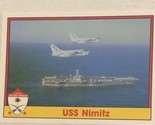 Vintage Operation Desert Shield Trading Cards 1991 #52 USS Nimitz - $1.97