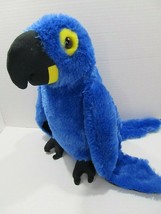 Destination Nation Blue Macaw Parrot Plush Bird Jungle Safari Zoo 12&quot; Cute Pet - £11.21 GBP